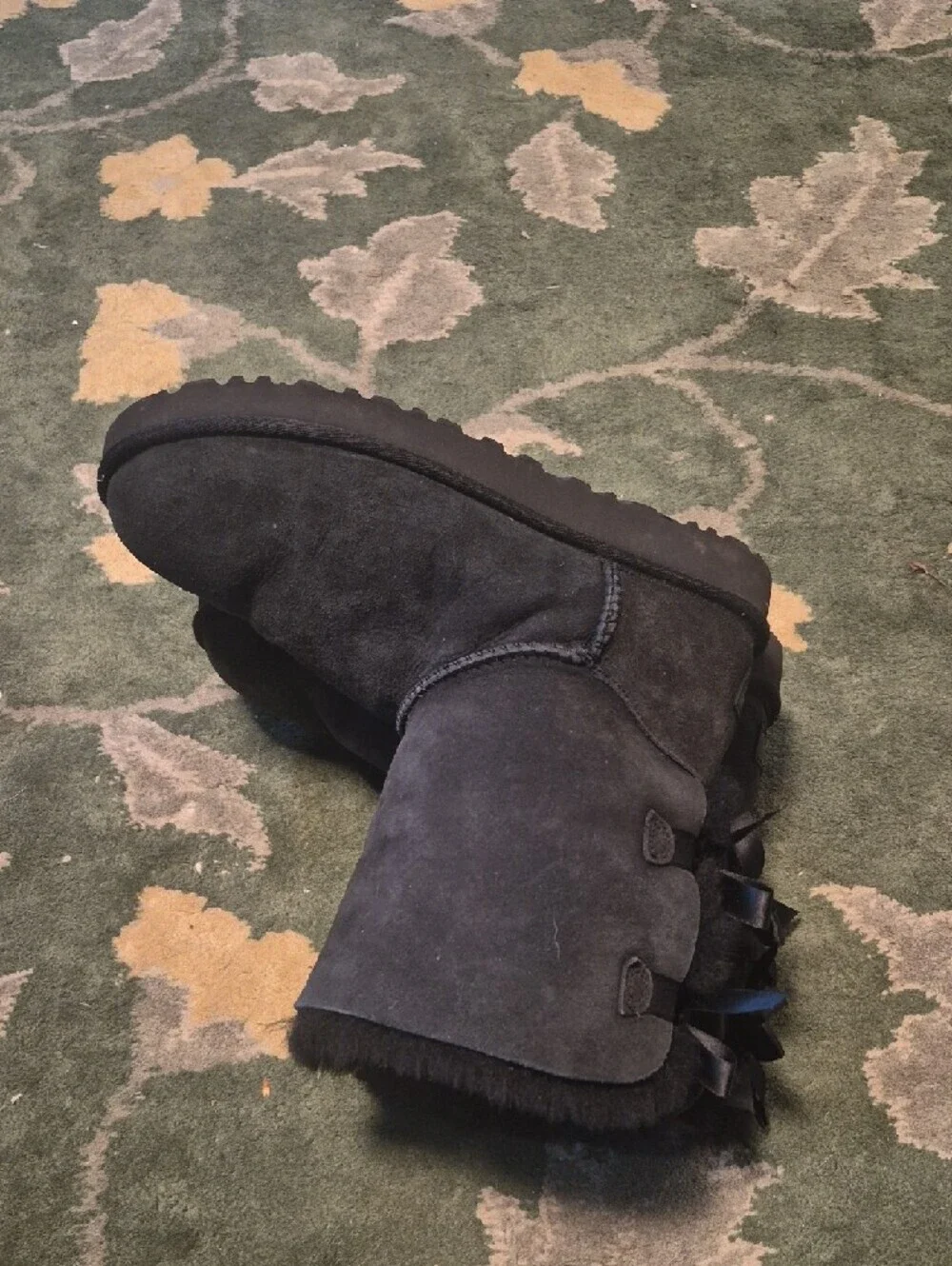 UGG Black Short Shearling Boots